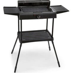 Barbecue électrique Sur Pieds 2000w Noir - Kitchen Chef - Ksbbq1703