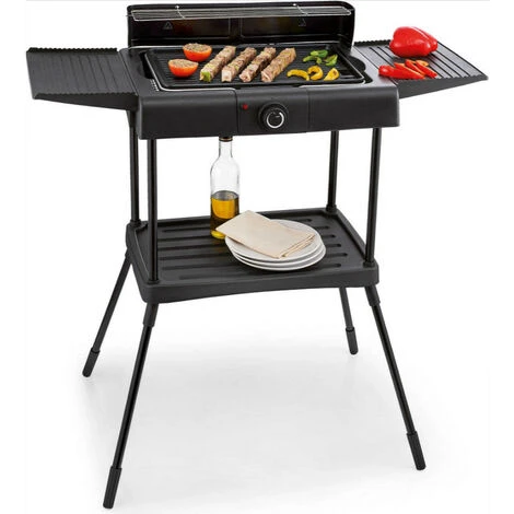 Barbecue électrique Sur Pieds 2000w Noir - Kitchen Chef - Ksbbq1703 4 Barbecue électrique Sur Pieds 2000w Noir - Kitchen Chef - Ksbbq1703 – Image 2