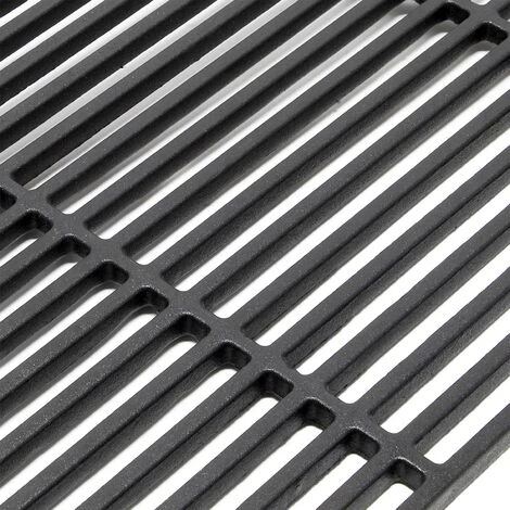 Grille De Barbecue En Fonte Carrée 54 X 34 Cm Massive Barbecue à Charbon De Bois /à Gaz 4 Grille De Barbecue En Fonte Carrée 54 X 34 Cm Massive Barbecue à Charbon De Bois /à Gaz – Image 2