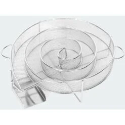 Générateur De Fumée Froide Pour Fumoir Fumage Viande Poisson ,Grille Barbecue 25X18X4cm Fontainebleau Argent