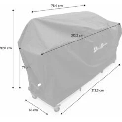 Housse En Polyester Et PVC Pour Barbecue Au Gaz D'Artagnan -Jardin Calme Soldes Magasin 459417 5