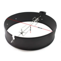 Broche électrique Pour Barbecue Ø 55cm X H 15cm Rôtissoire Support Pour Barbecue Boule Acier Revêtu -Jardin Calme Soldes Magasin 4616646 4