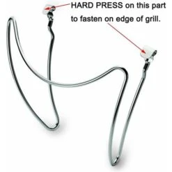 GFTIME Accessoire De Support De Couvercle Coulissant Adapté Aux Barbecues à Charbon De Bois Ø 47 Et 57 Cm, Gril Glisser Un Couvercle Latéral Accessoires De Barbecue Acier Inoxydable -Jardin Calme Soldes Magasin 47248746 2