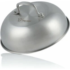 BBQ-Toro Dôme De Fonte En Acier Inoxydable (2 Piéces) Ø 23 Cm Dôme Pour Hamburger, Cloche 11 BBQ-Toro Dôme De Fonte En Acier Inoxydable (2 Piéces) Ø 23 Cm Dôme Pour Hamburger, Cloche -Jardin Calme Soldes Magasin 47363779 5