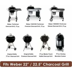 GFTIME Ø 54,3cm 8835 Grilles De Cuisson En Fonte Pour Barbecues Au Charbon De Bois Weber Ø 57cm, Grilles De Barbecue De 22 1/2 Pouces Remplace Pour Weber 8835, Pièce De Rechange Pour Weber One-Touch, Gourmet BBQ System 9 GFTIME Ø 54,3cm 8835 Grilles De Cuisson En Fonte Pour Barbecues Au Charbon De Bois Weber Ø 57cm, Grilles De Barbecue De 22 1/2 Pouces Remplace Pour Weber 8835, Pièce De Rechange Pour Weber One-Touch, Gourmet BBQ System -Jardin Calme Soldes Magasin 47364283 3