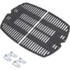 GFTIME 38,9 X 27,3CM 7645 Grille De Cuisson Pour Gril Weber Q200 Q220 Q2000 Q2200 Modèles De Gril, Grille De Gril En Fonte Accessoire De Rechange Pour Gril à Gaz Pour Weber 65811, Paquet De 2 -Jardin Calme Soldes Magasin 47364298 1