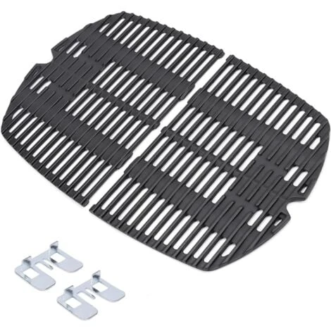 GFTIME 38,9 X 27,3CM 7645 Grille De Cuisson Pour Gril Weber Q200 Q220 Q2000 Q2200 Modèles De Gril, Grille De Gril En Fonte Accessoire De Rechange Pour Gril à Gaz Pour Weber 65811, Paquet De 2 3 GFTIME 38,9 X 27,3CM 7645 Grille De Cuisson Pour Gril Weber Q200 Q220 Q2000 Q2200 Modèles De Gril, Grille De Gril En Fonte Accessoire De Rechange Pour Gril à Gaz Pour Weber 65811, Paquet De 2