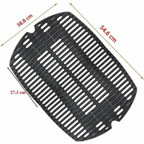 GFTIME 38,9 X 27,3CM 7645 Grille De Cuisson Pour Gril Weber Q200 Q220 Q2000 Q2200 Modèles De Gril, Grille De Gril En Fonte Accessoire De Rechange Pour Gril à Gaz Pour Weber 65811, Paquet De 2 4 GFTIME 38,9 X 27,3CM 7645 Grille De Cuisson Pour Gril Weber Q200 Q220 Q2000 Q2200 Modèles De Gril, Grille De Gril En Fonte Accessoire De Rechange Pour Gril à Gaz Pour Weber 65811, Paquet De 2 – Image 2