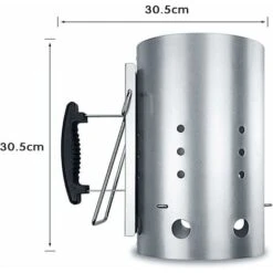 GFTIME Cheminée D'allumage Ø 19 Cm H 30,5 Cm Pour Les Grils à Charbon De Bois Weber, Avec Poignée De Sécurité, Démarreur Rapide Au Charbon Pour Le Camping Et Les Grillades, Colonne De Combustion Plus Légère Au Charbon De Bois 8 GFTIME Cheminée D'allumage Ø 19 Cm H 30,5 Cm Pour Les Grils à Charbon De Bois Weber, Avec Poignée De Sécurité, Démarreur Rapide Au Charbon Pour Le Camping Et Les Grillades, Colonne De Combustion Plus Légère Au Charbon De Bois -Jardin Calme Soldes Magasin 47364300 2
