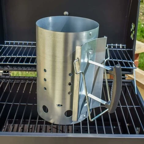 GFTIME Cheminée D'allumage Ø 19 Cm H 30,5 Cm Pour Les Grils à Charbon De Bois Weber, Avec Poignée De Sécurité, Démarreur Rapide Au Charbon Pour Le Camping Et Les Grillades, Colonne De Combustion Plus Légère Au Charbon De Bois 7 GFTIME Cheminée D'allumage Ø 19 Cm H 30,5 Cm Pour Les Grils à Charbon De Bois Weber, Avec Poignée De Sécurité, Démarreur Rapide Au Charbon Pour Le Camping Et Les Grillades, Colonne De Combustion Plus Légère Au Charbon De Bois – Image 5