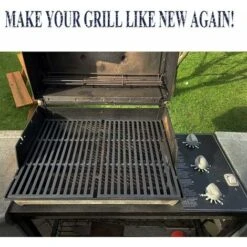 GFTIME 44,5CM 7638 Grille De Cuisson En Fonte Pour Weber Spirit I & II 300 Series Spirit E310, E320, Spirit 700, Weber 900 Gril Gaz Pièce De Rechange, Grilles Pour Weber 7639, Ensemble 2 Pièces -Jardin Calme Soldes Magasin 47364303 5