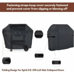 GFTIME 130 L X 45 P X 107 H Cm 7139 Housse De Barbecue 600D Pour Weber Spirit 300 & Spirit II 300 Series Spirit E310 E320, Weber Spirit 200 Series (2009-2012) Grilles à Gaz, Capot De Protection étanche Robuste, Anti-UV BBQ Grill Cover -Jardin Calme Soldes Magasin 47364306 3