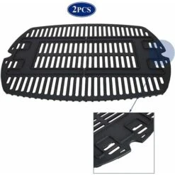 GFTIME 32,2 X 21,6cm 7644 Grille De Cuisson En Fonte Accessoires Pour Barbecue Weber Q100, Q1000, Q1200, Q1400 Grille à Gaz Pièces De Rechange, Ne Convient Pas Aux Grilles De La Série Weber Q200 Q300, Paquet 2 9 GFTIME 32,2 X 21,6cm 7644 Grille De Cuisson En Fonte Accessoires Pour Barbecue Weber Q100, Q1000, Q1200, Q1400 Grille à Gaz Pièces De Rechange, Ne Convient Pas Aux Grilles De La Série Weber Q200 Q300, Paquet 2 -Jardin Calme Soldes Magasin 47364308 3