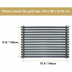 GFTIME 7525 44CM Grilles De Cuisson En Porcelaine émaillée Pour Weber Spirit 300 Series, Spirit 700, Genesis Silver Gold Platinum B/C, Genesis 1000-3500, Pour Weber 7526 7527 65906 De Cuisson Grilles -Jardin Calme Soldes Magasin 47364312 2