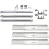 GFTIME Universel Réglable Brûleurs De Gril, Tubes Croisés, Plaques De Diffuseur De Chaleur En Acier Inoxydable Pour Brinkmann 3 Brûleur 810-3330-S, 5 Brûleur 810-3660-S 810-1750-S 810-4580-S 810-2511-S, Lot De 3 -Jardin Calme Soldes Magasin 47364332 1