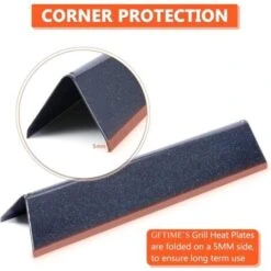 GFTIME 38,9cm 7636 Barres Flavorizer En Porcelaine émaillée Pour Grilles à Gaz Weber Spirit I & II 300 Series 3 Brûleurs Spirit E310 E320 Avec Boutons De Commande Avant, Pièce De Rechange De Plaque Chauffante -Jardin Calme Soldes Magasin 47364341 3