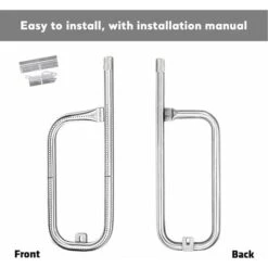 GFTIME 52cm 41862 Brûleur De Gril Pour Weber Q200 Q220 Q2000 Q2200 396000 396001 396002, Pièce De Rechange De Brûleur De Gril En Acier Inoxydable Pour Weber 566002 53060001 54060001, 69956 60041 -Jardin Calme Soldes Magasin 47364361 3