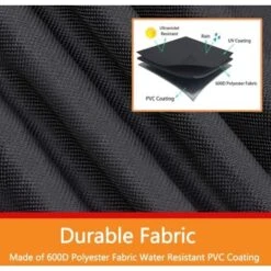 GFTIME 147 L X 113 H X 63 P CM 7130 Housse De Protection Pour Barbecue Weber Genesis II 3 Brûleurs Genesis 300 Series Grill Housse De Barbecue Grille Imperméable Résistante Aux Intempéries Et Résistante Aux Intempéries -Jardin Calme Soldes Magasin 47364369 4