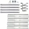 GFTIME Universel Réglable Brûleurs De Gril, Tubes Croisés, Plaques De Diffuseur De Chaleur En Acier Inoxydable Pour Brinkmann 3 Brûleur 810-3330-S, 4 Brûleur 810-1420-0, 810-1470, 810-1470-0, 810-2410-S, Lot De 4 -Jardin Calme Soldes Magasin 47364379 1