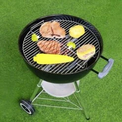 GFTIME Ø 44,5CM 7432 Grille De Cuisson De Barbecue Pièce De Rechange pour Weber Ø 47CM Kettle Grill, One-Touch Grillades Au Charbon De Bois, Heavy Duty Charcoal Grill Bar-B-Kettle, Smokey Mountain Cooker Smoker Spare -Jardin Calme Soldes Magasin 47364392 5
