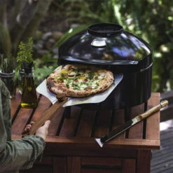 Four à Pizza Brosse Pierre Nettoyant Grattoir Barbecue Portable BBQ Bake Grill Outil De Nettoyage Avec Manche En Bois Pour La Cuisine Cuisson Fournitures De Cuisson Accessoires -Versailles -Jardin Calme Soldes Magasin 51214585 4