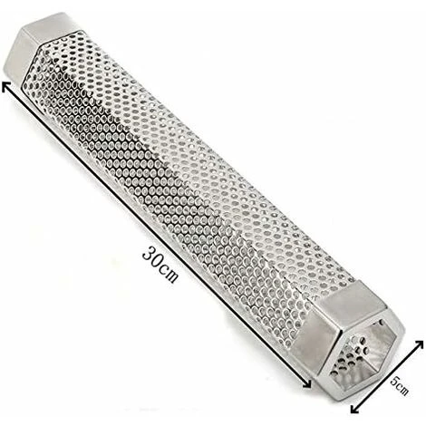 12 '' Premium Pellet Smoker Tube En Acier Inoxydable Hexagonal Barbecue Générateur De Fumée 5 Heures De Fumée Billable Pour Ajouter Une Saveur Extra-Fumée Pour Tous Les Aliments Grillés -Versailles 4 12 '' Premium Pellet Smoker Tube En Acier Inoxydable Hexagonal Barbecue Générateur De Fumée 5 Heures De Fumée Billable Pour Ajouter Une Saveur Extra-Fumée Pour Tous Les Aliments Grillés -Versailles – Image 2