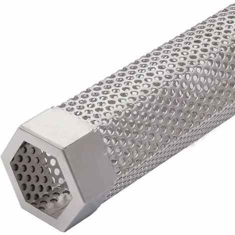 12 '' Premium Pellet Smoker Tube En Acier Inoxydable Hexagonal Barbecue Générateur De Fumée 5 Heures De Fumée Billable Pour Ajouter Une Saveur Extra-Fumée Pour Tous Les Aliments Grillés -Versailles 6 12 '' Premium Pellet Smoker Tube En Acier Inoxydable Hexagonal Barbecue Générateur De Fumée 5 Heures De Fumée Billable Pour Ajouter Une Saveur Extra-Fumée Pour Tous Les Aliments Grillés -Versailles – Image 4
