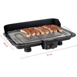 KORONA Barbecue-Tischgrill 46117 XXL Grillfläche 51x30cm Schwarz 9 KORONA Barbecue-Tischgrill 46117 XXL Grillfläche 51x30cm Schwarz -Jardin Calme Soldes Magasin 51517127 3