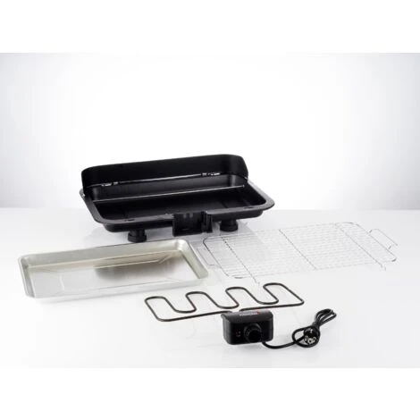 KORONA Barbecue-Tischgrill 46117 XXL Grillfläche 51x30cm Schwarz 6 KORONA Barbecue-Tischgrill 46117 XXL Grillfläche 51x30cm Schwarz – Image 4