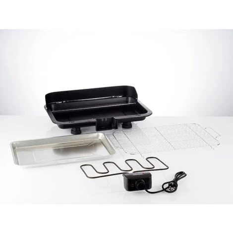 KORONA Barbecue-Tischgrill 46117 XXL Grillfläche 51x30cm Schwarz 7 KORONA Barbecue-Tischgrill 46117 XXL Grillfläche 51x30cm Schwarz – Image 5