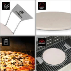 Pierre à Pizza Ronde Ø30,5 Cm Landmann 02643 -Jardin Calme Soldes Magasin 53043836 5