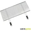 Grille De Barbecue Recoupable - Rectangulaire - 2 Poignées - 100x40 Cm - Cook'in Garden -Jardin Calme Soldes Magasin 53295661 1