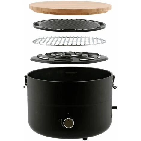 Barbecue Au Gaz Portable MB-100 2500 W Noir Mestic 4 Barbecue Au Gaz Portable MB-100 2500 W Noir Mestic – Image 3