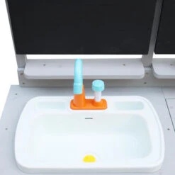 Cuisine D'extérieur Pour Enfant En Bois Peint 9 Cuisine D'extérieur Pour Enfant En Bois Peint -Jardin Calme Soldes Magasin 53819135 3