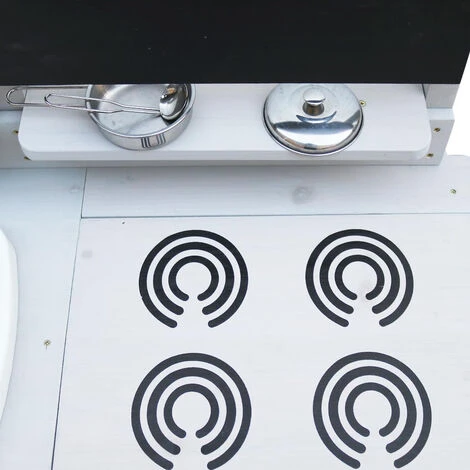 Cuisine D'extérieur Pour Enfant En Bois Peint 6 Cuisine D'extérieur Pour Enfant En Bois Peint – Image 4