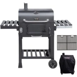 TAINO HERO BBQ Smoker Chariot De Cuisson Au Charbon De Bois Barbecue Sur Pied Fumoir