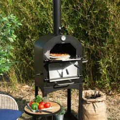Four à Pizza Avec Fonction Grill - LIVOO DOC228 - Alimentation Au Bois Ou Au Charbon, Température De Cuisson Réglable, Grilles De Cuisson Incluses, Avec 2 Grilles En Métal 10 Four à Pizza Avec Fonction Grill - LIVOO DOC228 - Alimentation Au Bois Ou Au Charbon, Température De Cuisson Réglable, Grilles De Cuisson Incluses, Avec 2 Grilles En Métal -Jardin Calme Soldes Magasin 54654932 4