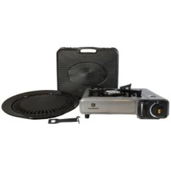 Barbecue Grill 2 En 1 Réchaud Gaz Piézo 2200 W KEMPER + Plaque Grill Camping 11 Barbecue Grill 2 En 1 Réchaud Gaz Piézo 2200 W KEMPER + Plaque Grill Camping -Jardin Calme Soldes Magasin 55661315 5