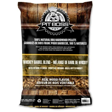 Pellets PIT BOSS Pour Barbecue - Saveur Baril De Whisky - Sac 9 Kgs 3 Pellets PIT BOSS Pour Barbecue - Saveur Baril De Whisky - Sac 9 Kgs