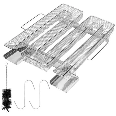 Randaco Générateur De Fumée Froide, Spirale En Acier Inoxydable Fumoir à Froid Pour Gril Bouilloire Fumeur BBQ Boîte De Fumoir De Granule Fumage Viande Poisson Avec 1 Brosse Nettoyage Et 2 Crochet 3 Randaco Générateur De Fumée Froide, Spirale En Acier Inoxydable Fumoir à Froid Pour Gril Bouilloire Fumeur BBQ Boîte De Fumoir De Granule Fumage Viande Poisson Avec 1 Brosse Nettoyage Et 2 Crochet