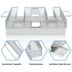 Randaco Générateur De Fumée Froide, Spirale En Acier Inoxydable Fumoir à Froid Pour Gril Bouilloire Fumeur BBQ Boîte De Fumoir De Granule Fumage Viande Poisson Avec 1 Brosse Nettoyage Et 2 Crochet 9 Randaco Générateur De Fumée Froide, Spirale En Acier Inoxydable Fumoir à Froid Pour Gril Bouilloire Fumeur BBQ Boîte De Fumoir De Granule Fumage Viande Poisson Avec 1 Brosse Nettoyage Et 2 Crochet -Jardin Calme Soldes Magasin 56133045 3