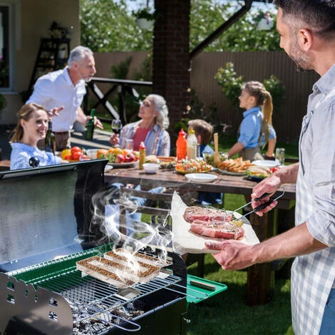 Randaco Générateur De Fumée Froide, Spirale En Acier Inoxydable Fumoir à Froid Pour Gril Bouilloire Fumeur BBQ Boîte De Fumoir De Granule Fumage Viande Poisson Avec 1 Brosse Nettoyage Et 2 Crochet 7 Randaco Générateur De Fumée Froide, Spirale En Acier Inoxydable Fumoir à Froid Pour Gril Bouilloire Fumeur BBQ Boîte De Fumoir De Granule Fumage Viande Poisson Avec 1 Brosse Nettoyage Et 2 Crochet – Image 5