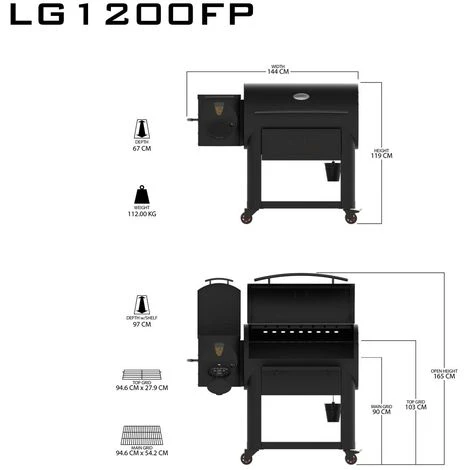 Barbecue LOUISIANA GRILLS 1200 Founders Premiere à Pellets - Polyvalence De Cuisson 8 En 1 - Connectivité Wifi Et Bluetooh Intégrées 5 Barbecue LOUISIANA GRILLS 1200 Founders Premiere à Pellets - Polyvalence De Cuisson 8 En 1 - Connectivité Wifi Et Bluetooh Intégrées – Image 3