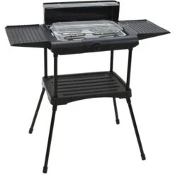 Barbecue électrique Sur Support 2000 W Noir ProGarden