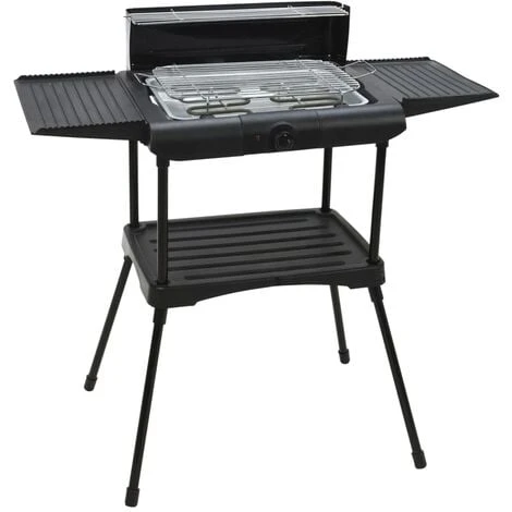 Barbecue électrique Sur Support 2000 W Noir ProGarden 3 Barbecue électrique Sur Support 2000 W Noir ProGarden