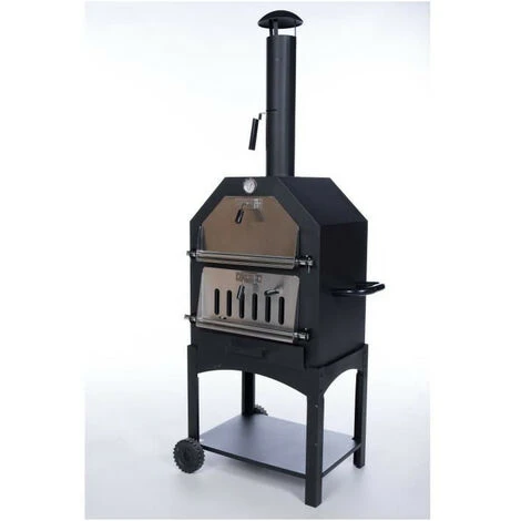 Four A Pizza LORENZO - L.64,5 X P.47,5 X H.162 Cm - Noir 4 Four A Pizza LORENZO - L.64,5 X P.47,5 X H.162 Cm - Noir – Image 2