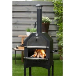 Four A Pizza LORENZO - L.64,5 X P.47,5 X H.162 Cm - Noir 10 Four A Pizza LORENZO - L.64,5 X P.47,5 X H.162 Cm - Noir -Jardin Calme Soldes Magasin 57270067 4