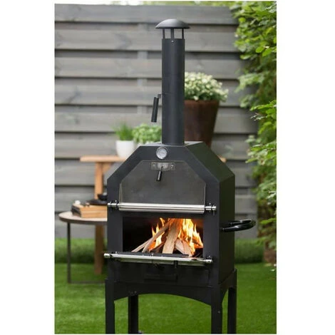 Four A Pizza LORENZO - L.64,5 X P.47,5 X H.162 Cm - Noir 6 Four A Pizza LORENZO - L.64,5 X P.47,5 X H.162 Cm - Noir – Image 4