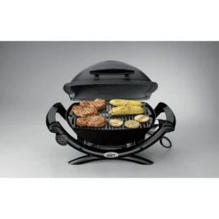 Barbecue électrique Weber Q 1400 Gris Anthracite -Jardin Calme Soldes Magasin 5728094 4