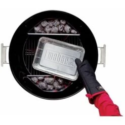 Lot De 10 Grandes Barquettes En Aluminium Weber 23 X 33 Cm -Jardin Calme Soldes Magasin 5728104 3